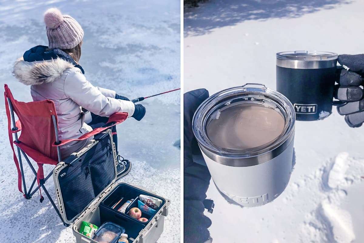 My new charcoal Yeti GoBox 30 loaded up with hunting, fly fishing and even  camp gear. It's amazing how much stuff fits in it. I still want a tan one  too though…